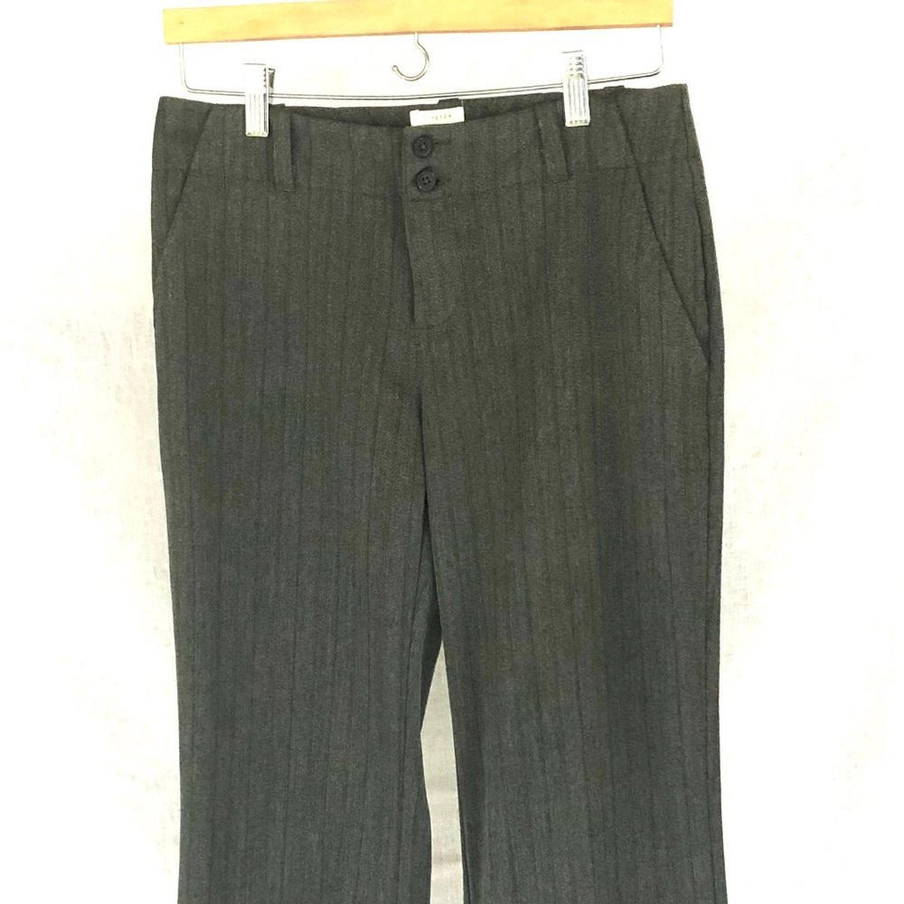 Old Navy Gray Pinstripe Pants Sz 6 short